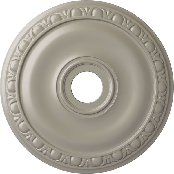 Ekena Millwork Jackson Ceiling Medallion (Fits Canopies up to 5 1/8"), 20"OD x 3 5/8"ID x 1"P, Pearl White CM20JAPWS - main